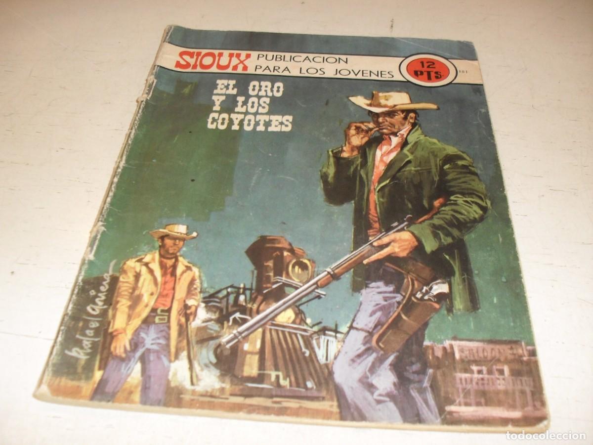 Tebeos: SIOUX N&ordm; 181,ULTIMOS N&ordm;,DE 183,EL ORO Y LOS COYOTES,DE J.FORNS.TORAY,1964