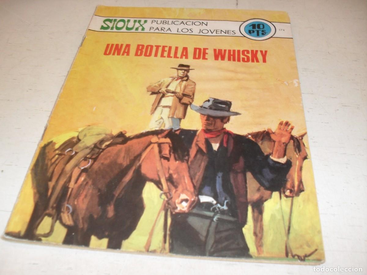 Tebeos: SIOUX N&ordm; 174 N&ordm;,DE 183,iUNA BOTELLA DE WHISKY,DE J.FORNS.TORAY,1964