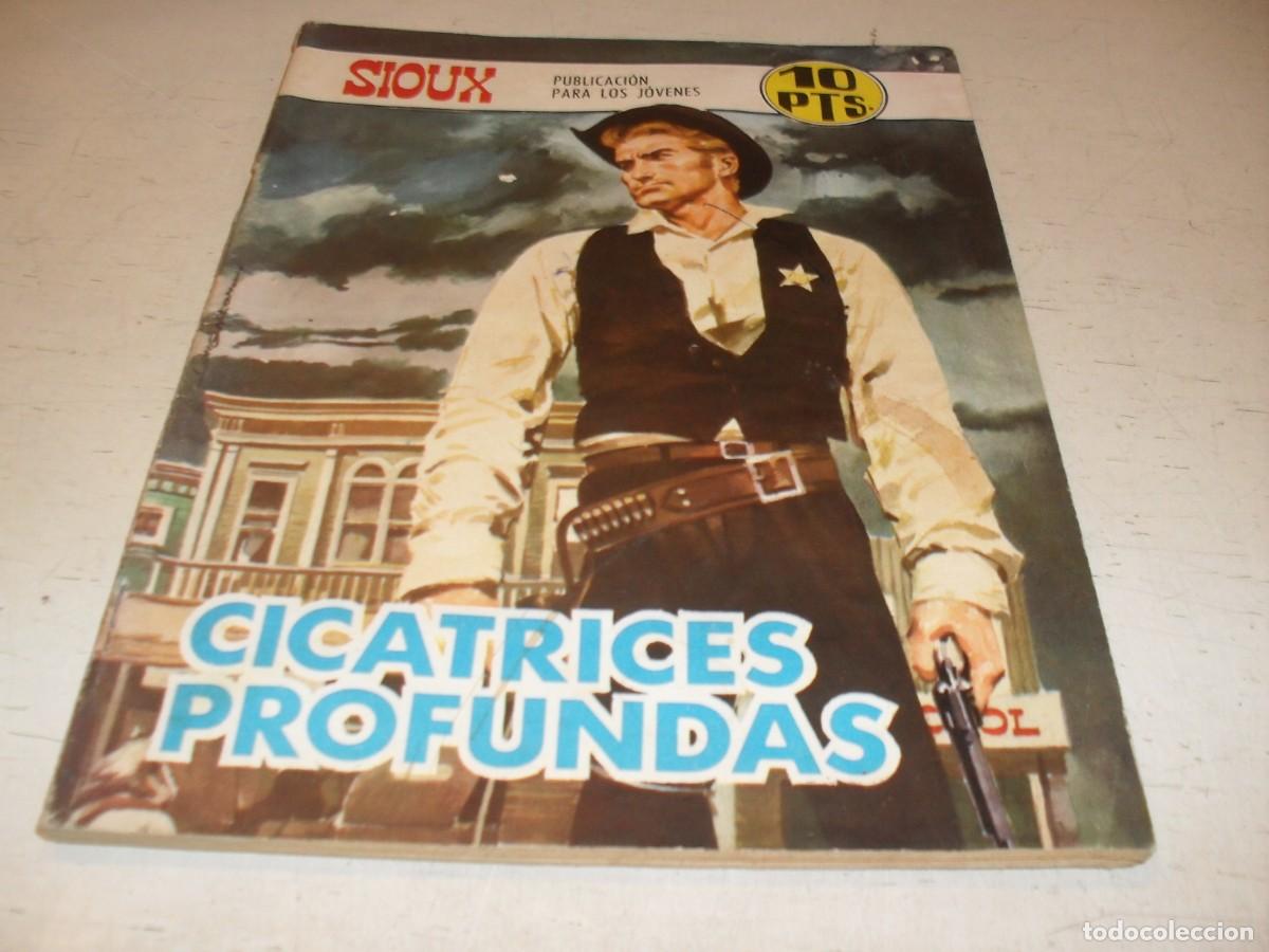 BDs: SIOUX N&ordm; 123 N&ordm;,DE 183,CICATRICES PROFUNDAS,DIBUJA LOPEZ ESPI(VERTICE).TORAY,1964