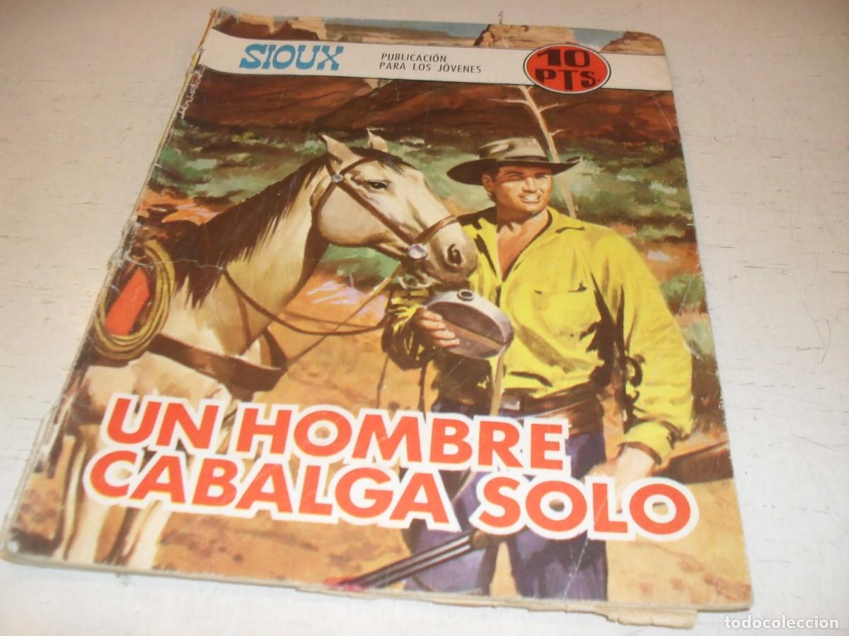 BDs: SIOUX N&ordm; 122 N&ordm;,DE 183,UN HOMBRE CABALGA SOLO,DE J.DUARTE.TORAY,1964