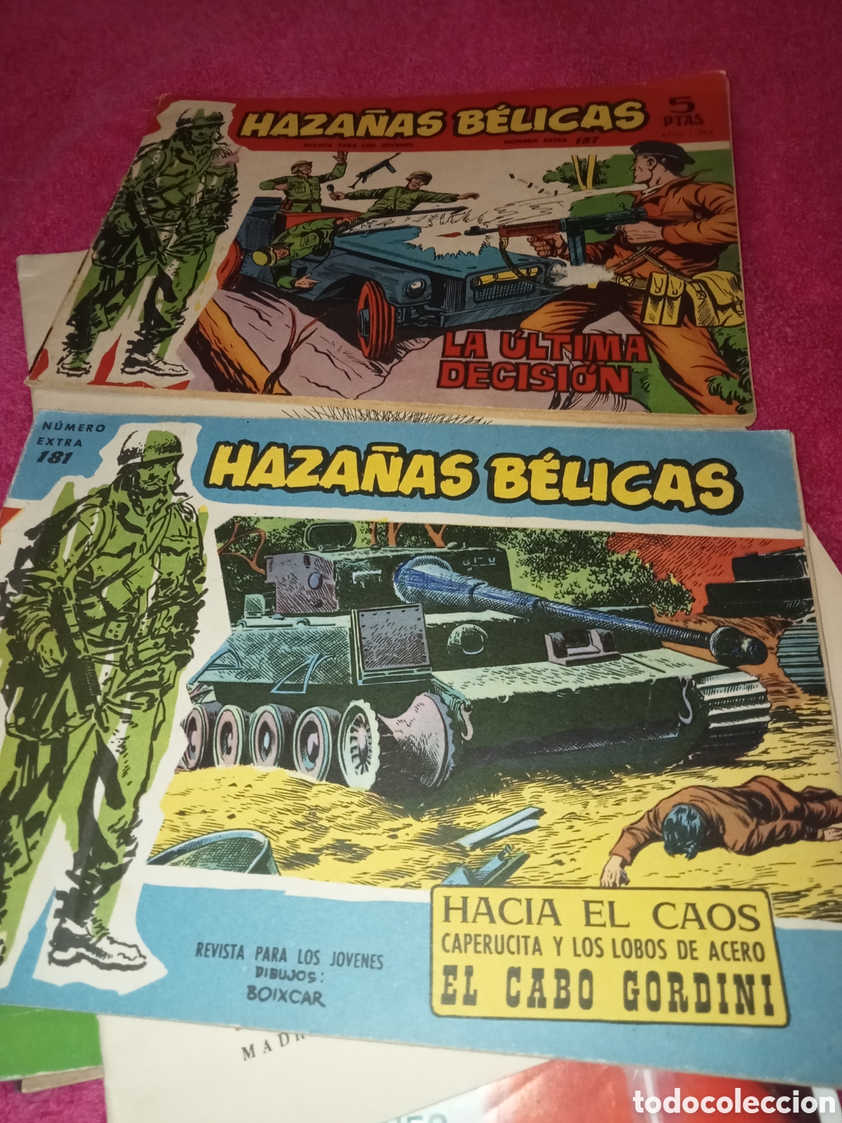 Tebeos: Haza&ntilde;as b&eacute;licas 2 ejemplares