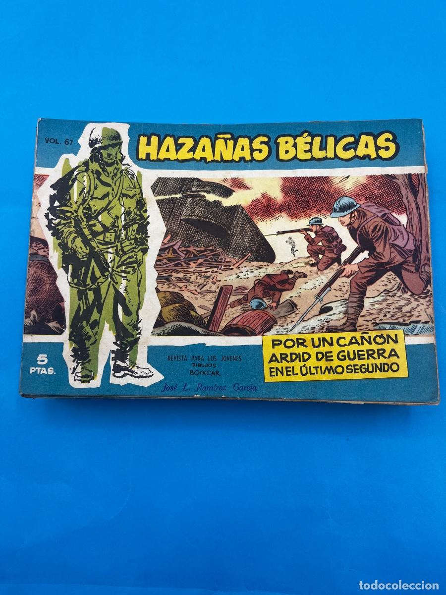 Tebeos: HAZA&Ntilde;AS B&Eacute;LICAS. VOL 67. POR UN CA&Ntilde;&Oacute;N ARDID DE GUERRA EN EL &Uacute;LTIMO SEGUNDO. EDICIONES TORAY.