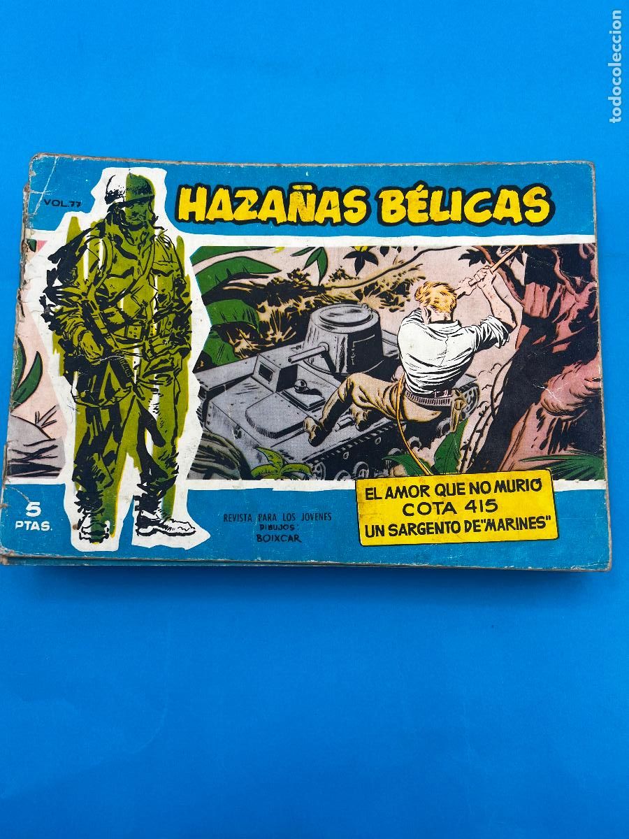 Tebeos: HAZA&Ntilde;AS BELICAS. VOLUMEN 76. SOLO EN UNA HORA. LA PESADILLA GLORIA EFIMERA. EDICIONES TORAY.