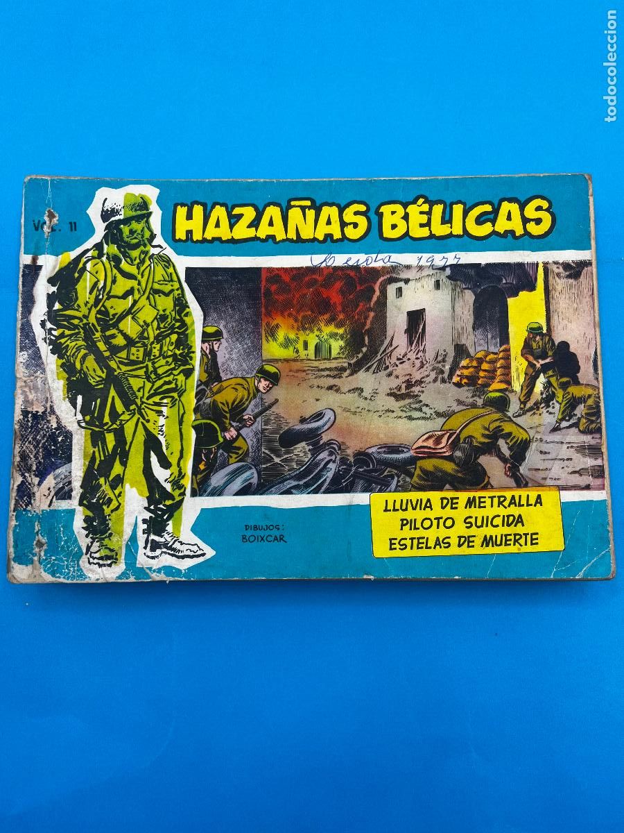 Tebeos: HAZA&Ntilde;AS BELICAS. VOLUMEN 11. LLUVIA DE METRALLA PILOTO SUICIDA ESTELAS DE MUERTE. EDICIONES TORAY.