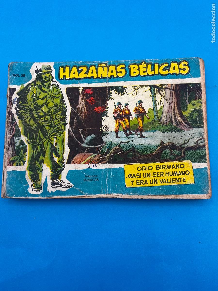Tebeos: HAZA&Ntilde;AS BELICAS. VOLUMEN 28. ODIO BIRMANO CASI UN SER HUMANO Y ERA UN VALIENTE. EDICIONES TORAY.