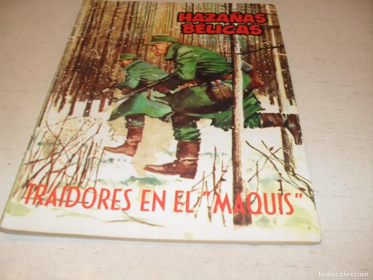 Tebeos: HAZA&Ntilde;AS BELICAS N&ordm; 52,DE 252,TRAIDORES EN EL MAQUIS,DE M.PAGES,TORAY,1961