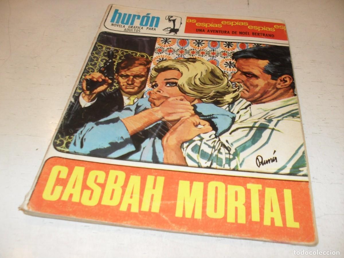 Livros de Banda Desenhada: HURON N&ordm; 10,DE 64,CASBAH MORTAL,CON LA FICHA DE CARLOS PRUNES,TORAY,1967