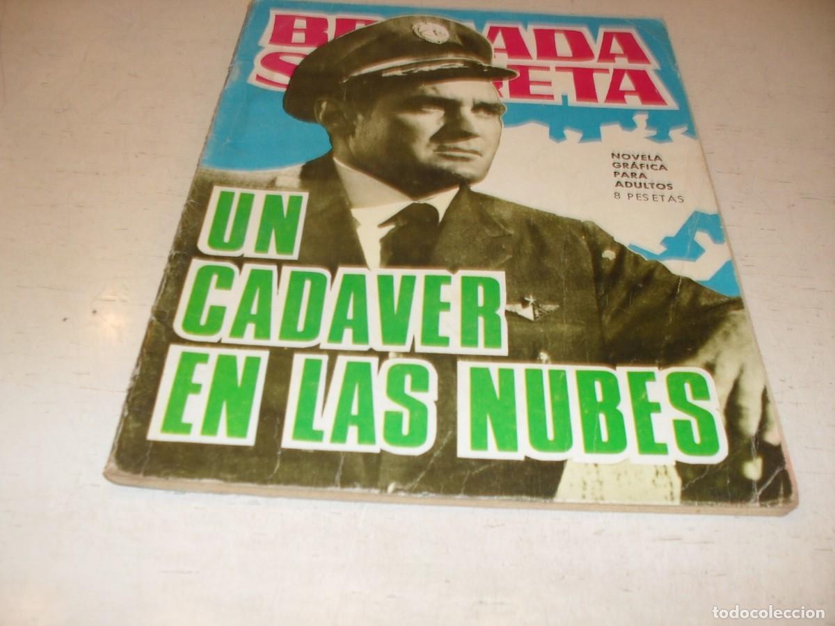 Tebeos: BRIGADA SECRETA N&ordm; 136,DE 192,UN CADAVER EN LAS NUBES,DE J.JULVE,TORAY,1962