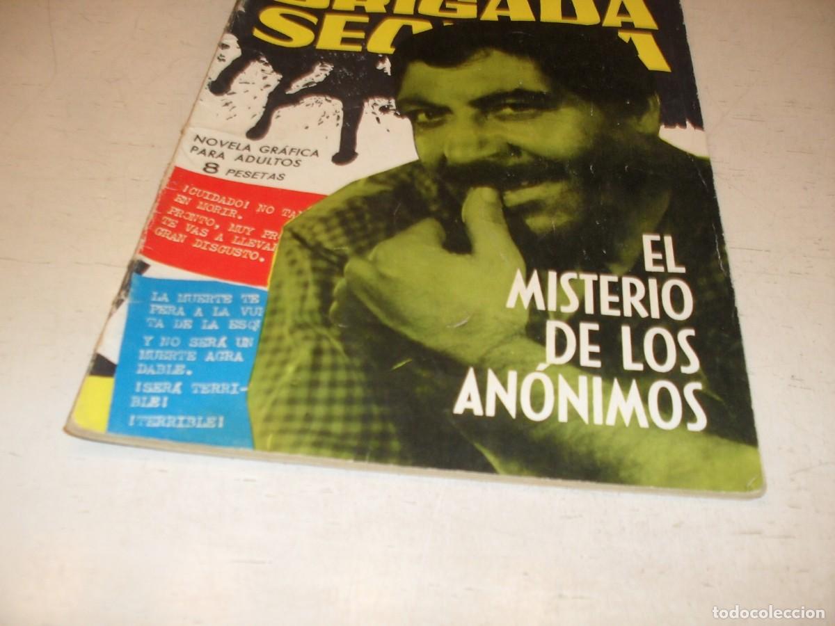 Tebeos: BRIGADA SECRETA N&ordm; 38,DE 192,EL MISTERIO DE LOS ANONIMOS,DE A.GUERRERO,TORAY,1962