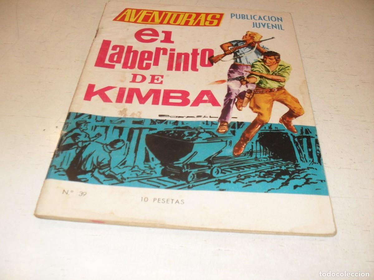 Tebeos: AVENTURAS N&ordm; 39,DE 48,EL LABERINTO DE KIMBA,DE JUAN MULERO,DE,TORAY,1967