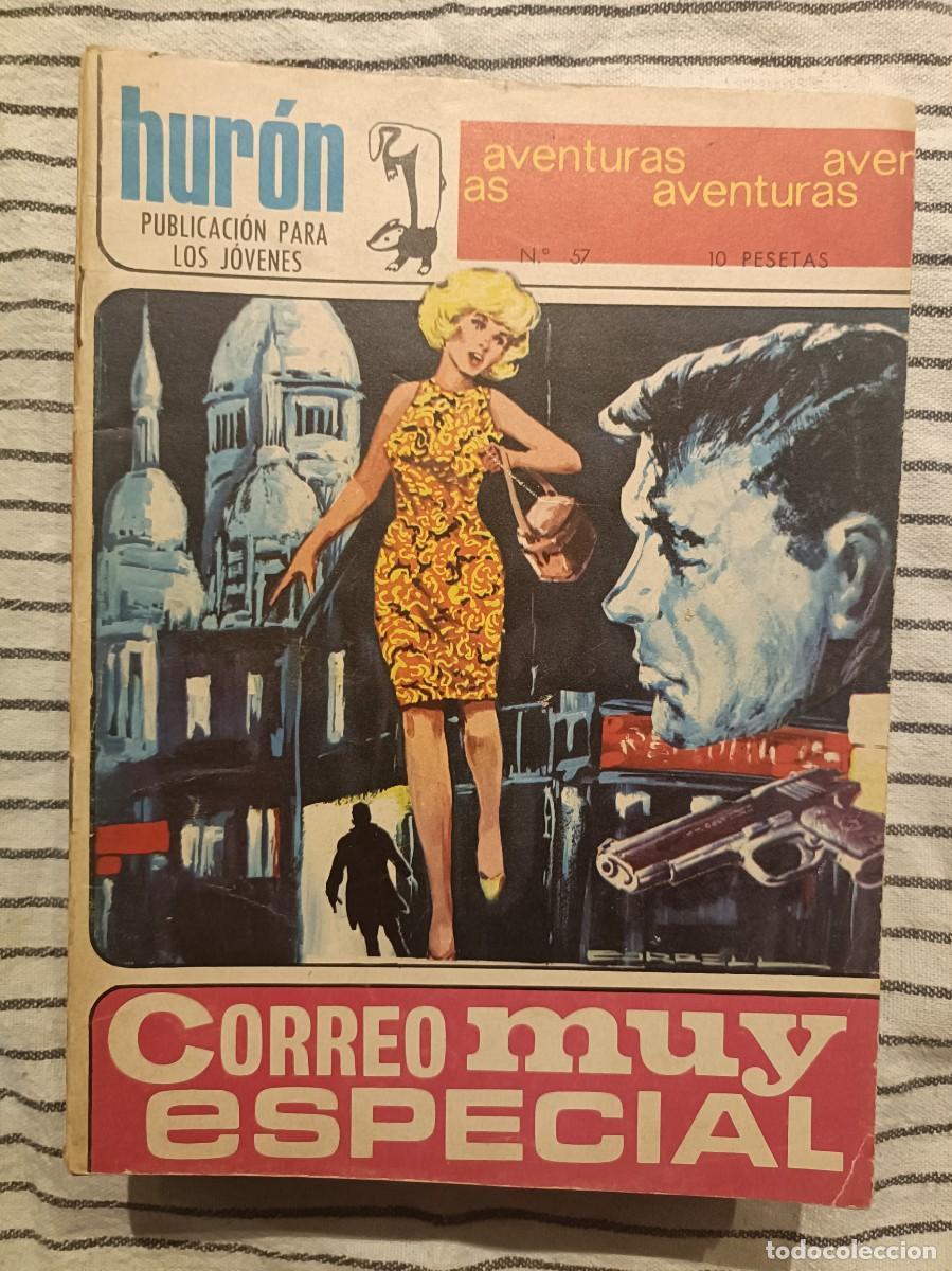 Tebeos: Hur&oacute;n, n&ordm; 57 - Correo muy especial - Ed. Toray 1969 (Aventuras)