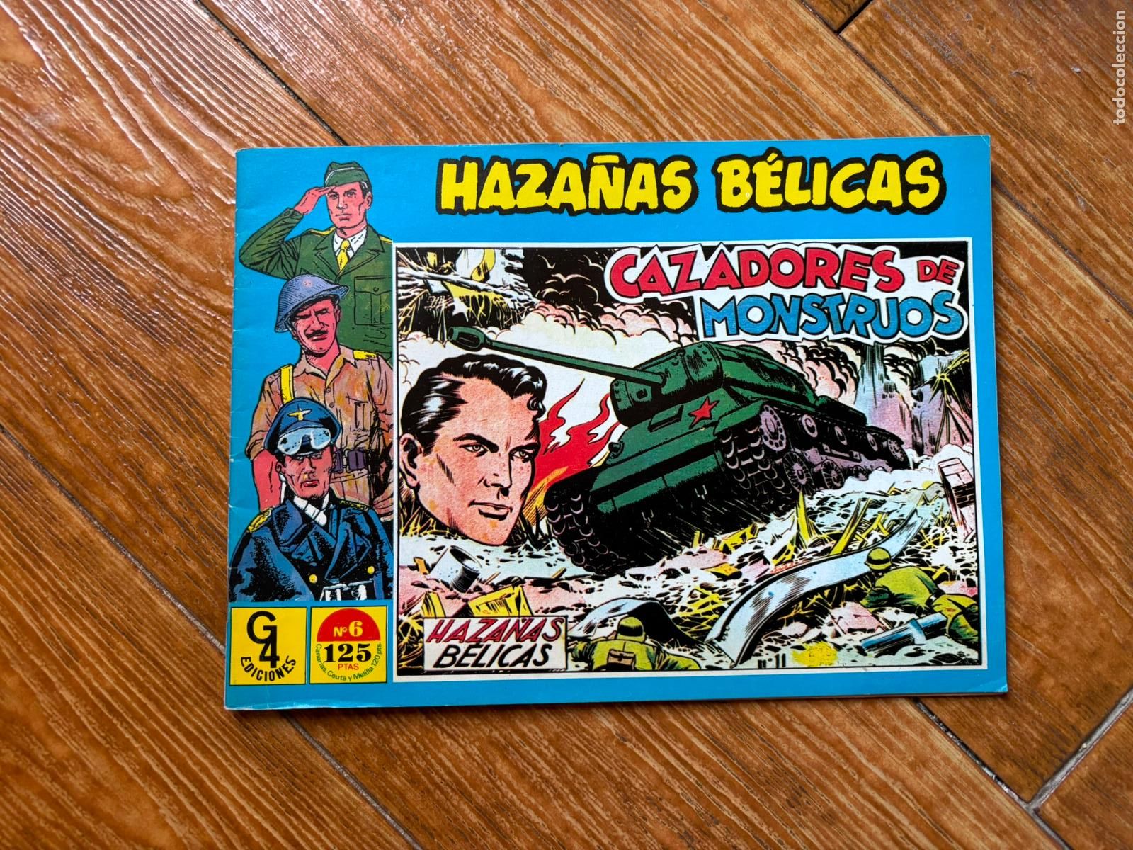 Tebeos: HAZA&Ntilde;AS B&Eacute;LICAS N&ordm; 6 - ILUSTRADO POR BOIXCAR - EDICIONES TORAY - G4 EDICIONES 1989