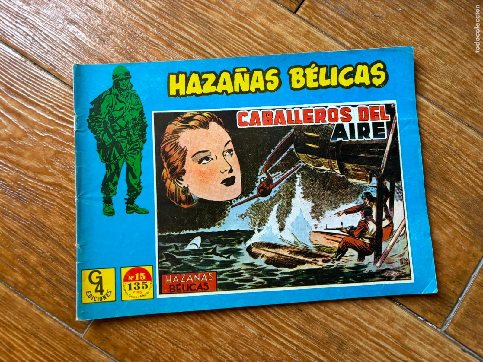 Tebeos: HAZA&Ntilde;AS B&Eacute;LICAS N&ordm; 15 - ILUSTRADO POR BOIXCAR - EDICIONES TORAY - G4 G 4 EDICIONES 1989