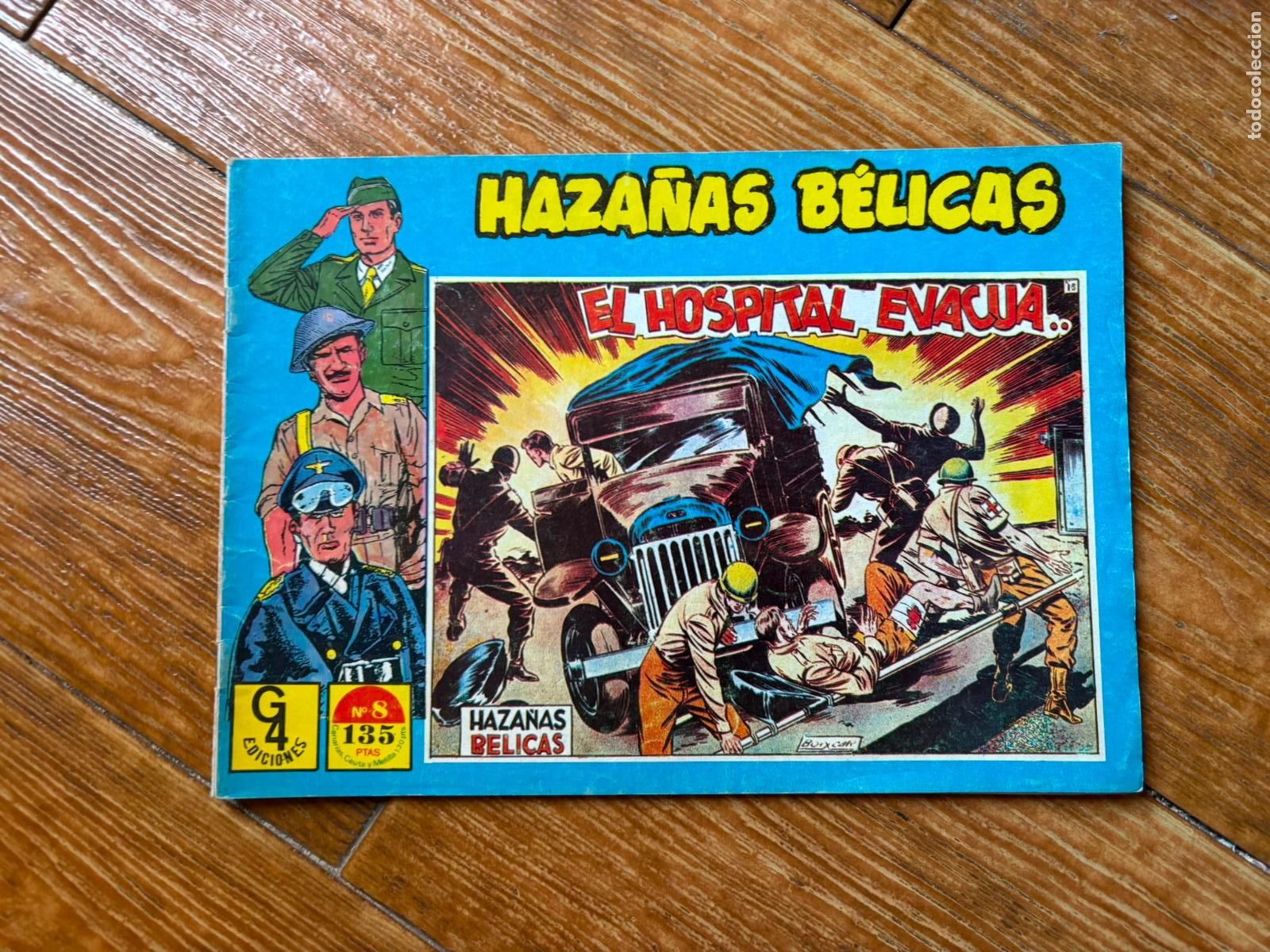 Tebeos: HAZA&Ntilde;AS B&Eacute;LICAS N&ordm; 8 - ILUSTRADO POR BOIXCAR - EDICIONES TORAY - G4 G 4 EDICIONES 1989