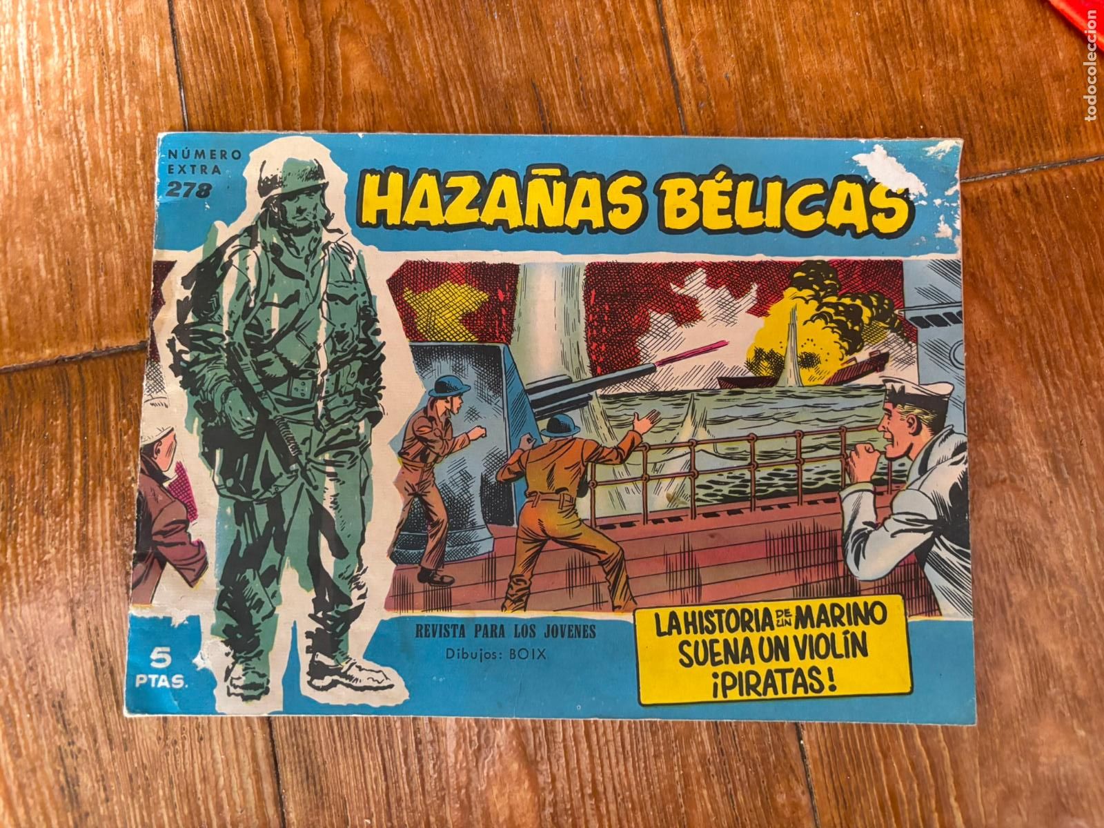 Tebeos: HAZA&Ntilde;AS BELICAS N&ordm; 278 EDITORIAL TORAY AZULES