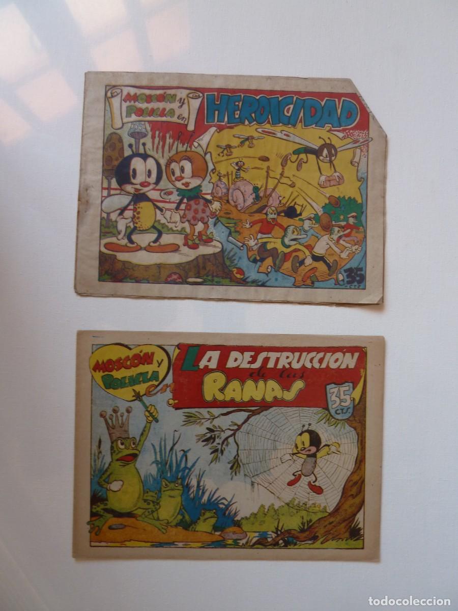 Tebeos: MOSC&Oacute;N Y POLILLA COL. COMPLETA 1 Y 2, PUBLICACIONES PARA NI&Ntilde;OS, TORAY, ORIGINAL