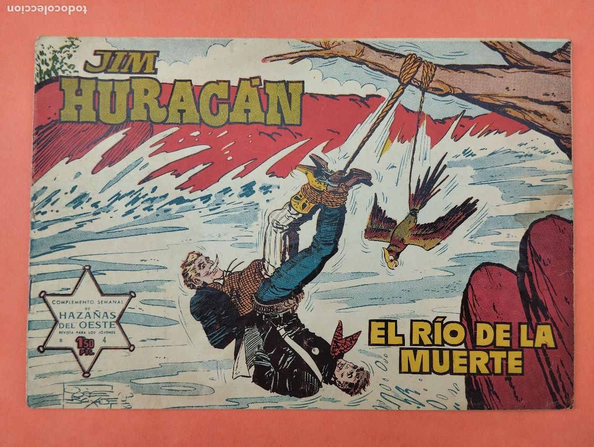 Tebeos: JIM HURACAN N4 EL RIO DE LA MUERTE , EDITORIAL TORAY