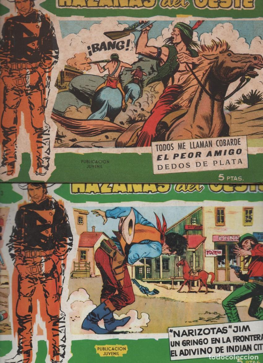 Tebeos: HAZA&Ntilde;AS DEL OESTE. SERIE VERDE. LOTE DE 37 EJEMPLARES: VER N&Uacute;MEROS.... TORAY 1959