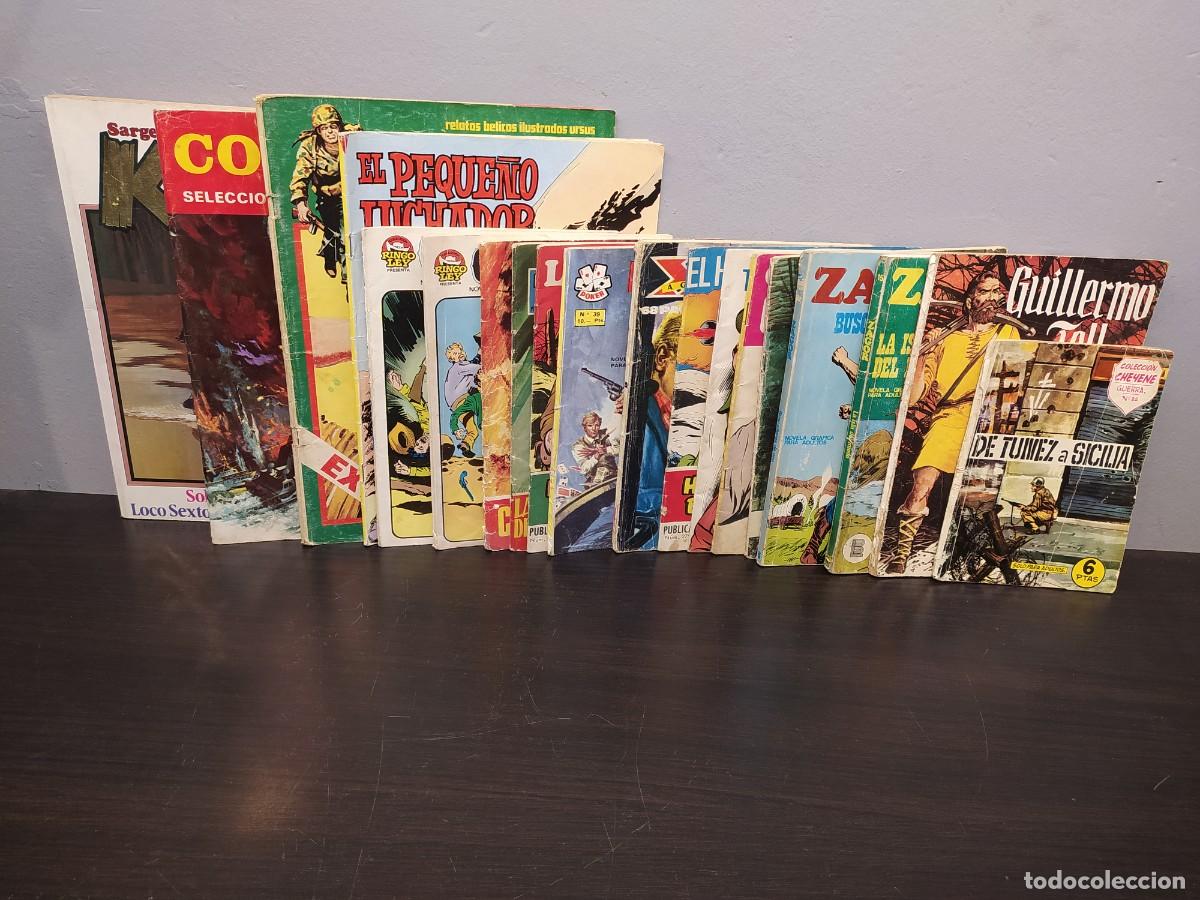 Tebeos: LOTE COMICS HAZA&Ntilde;AS BELICAS, EL CAPITAN GORILA, ZAGOR.. -LOTE 19 TEBEOS-