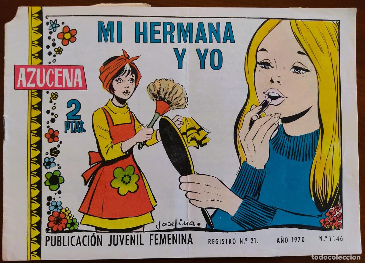 Livros de Banda Desenhada: COLECCI&Oacute;N AZUCENA N&ordm; 1146 - MI HERMANA Y YO - EDICIONES TORAY