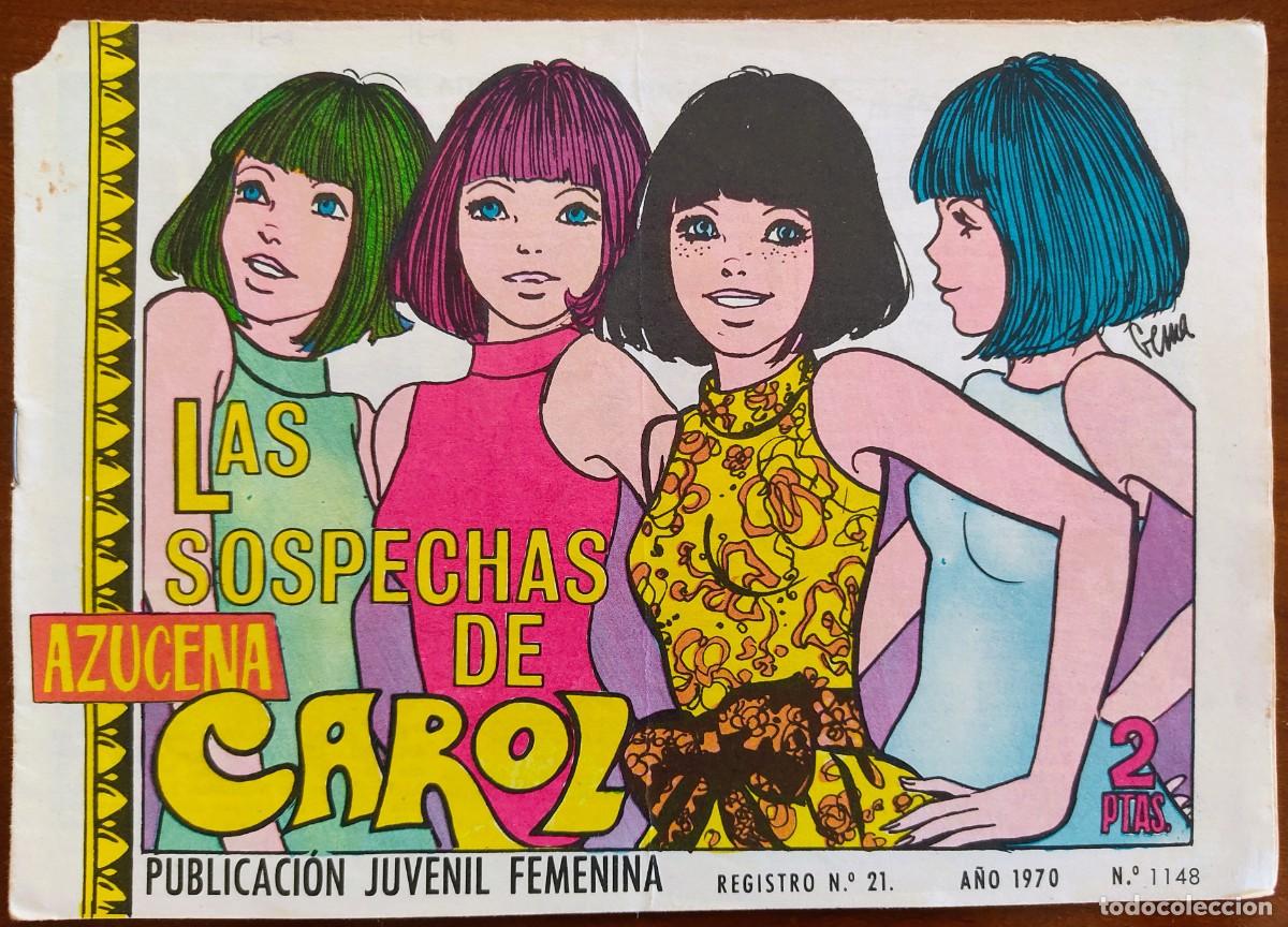 Livros de Banda Desenhada: COLECCI&Oacute;N AZUCENA N&ordm; 1148 - LAS SOSPECHAS DE CAROL - EDICIONES TORAY