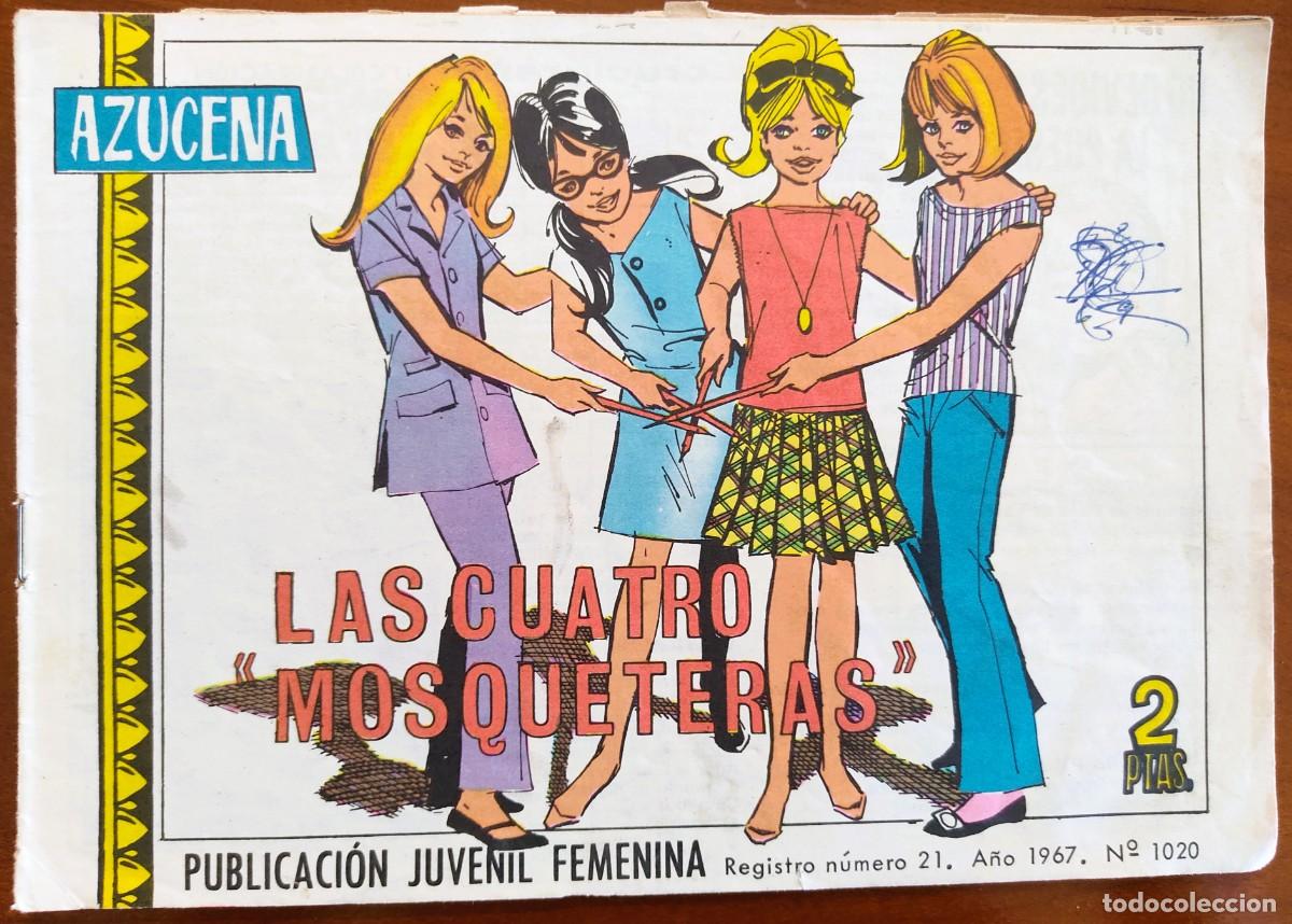 Livros de Banda Desenhada: COLECCI&Oacute;N AZUCENA N&ordm; 1020 - LAS CUATRO MOSQUETERAS - EDICIONES TORAY
