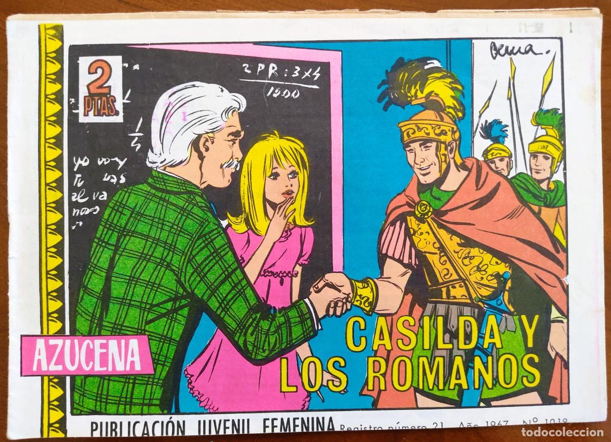 Livros de Banda Desenhada: COLECCI&Oacute;N AZUCENA N&ordm; 1018 - CASILDA Y LOS ROMANOS - EDICIONES TORAY