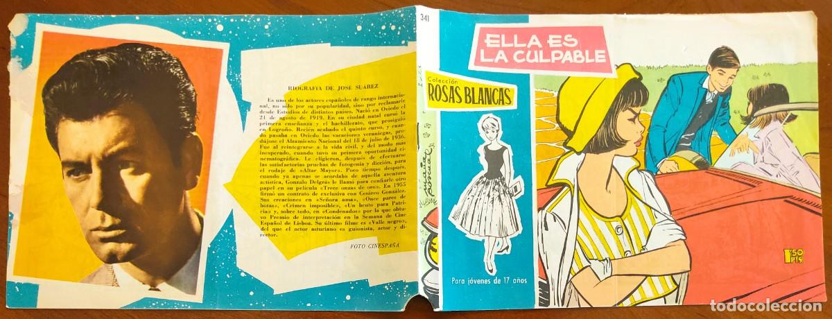 Tebeos: COLECCI&Oacute;N ROSAS BLANCAS N&ordm; 341 - ELLA ES LA CULPABLE - EDICIONES TORAY - Foto 2