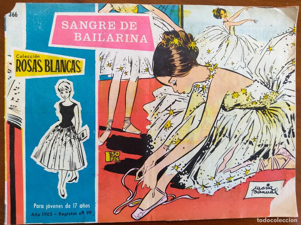 Tebeos: COLECCI&Oacute;N ROSAS BLANCAS N&ordm; 366 - SANGRE DE BAILARINA - EDICIONES TORAY