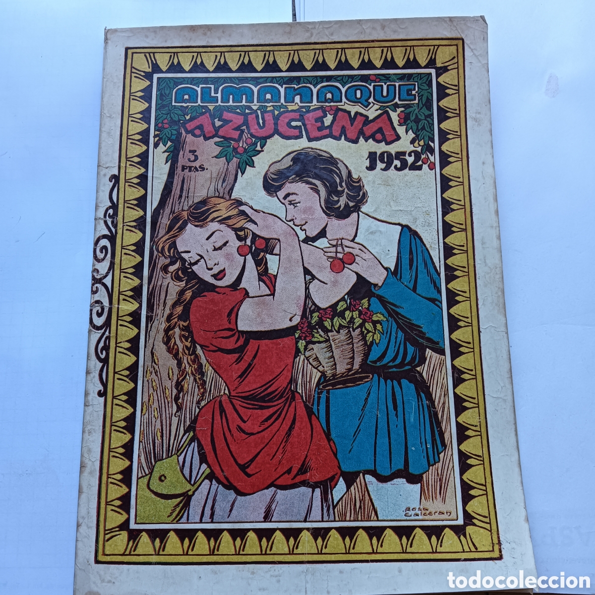 Tebeos: AZUCENA ALMANAQUE 1952 ORIGINAL EDI.TORAY