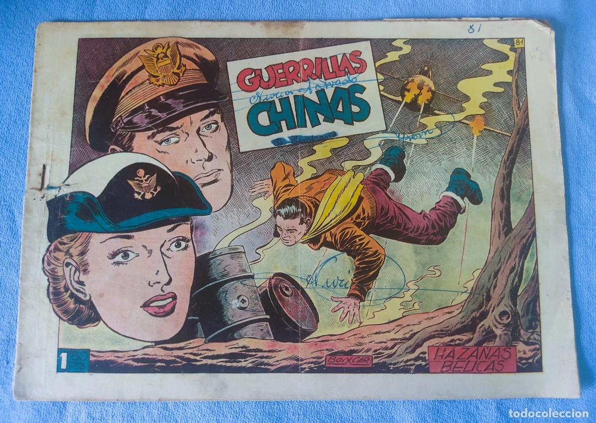 Tebeos: GUERRILLAS CHINAS HAZA&Ntilde;AS BELICAS N&ordm; 81 EDICIONES TORAY