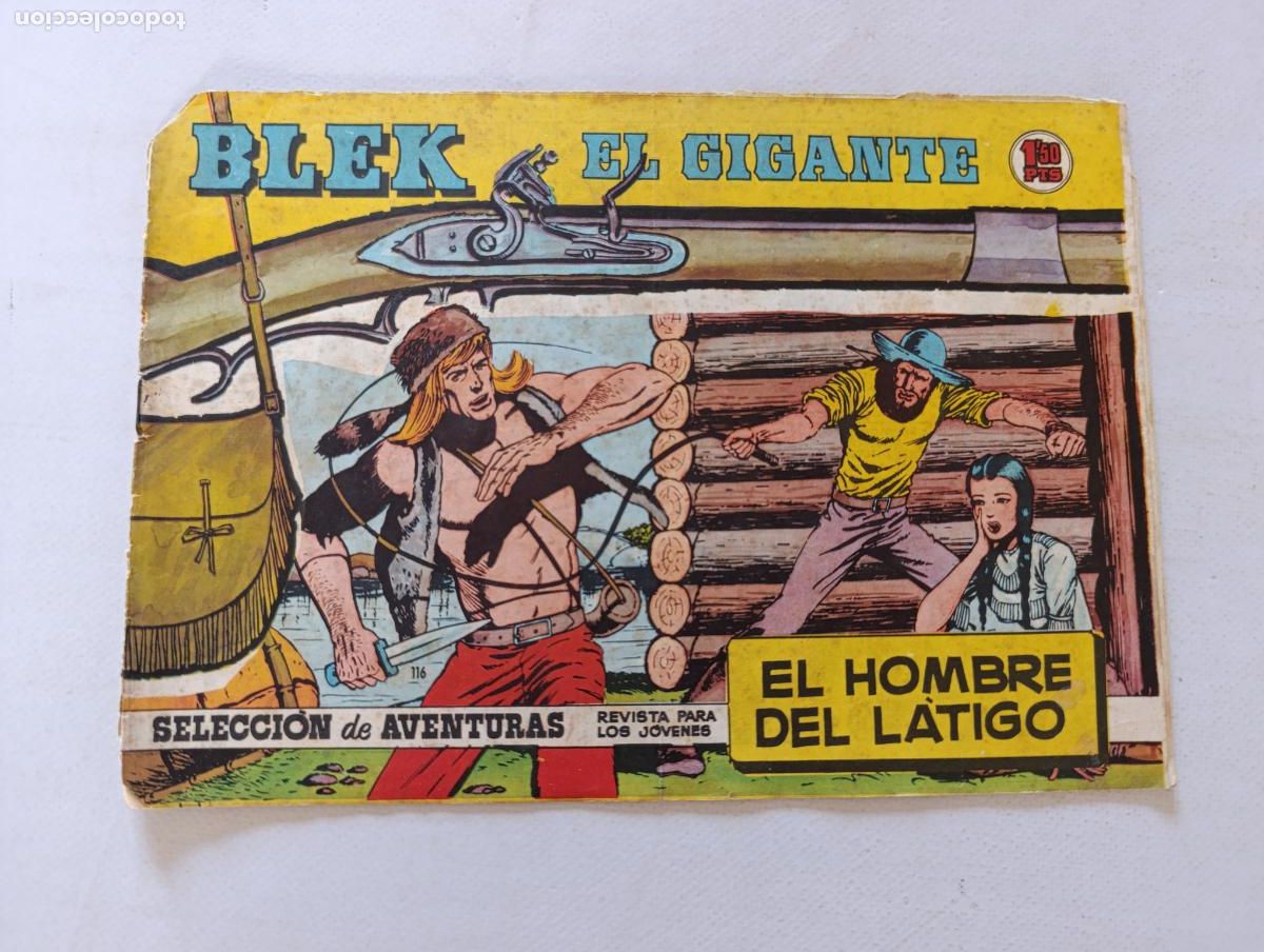 Tebeos: BLEK EL GIGANTE N&ordm; 116 - EL HOMBRE DEL LATIGO - TORAY - ORIGINAL (HV1)