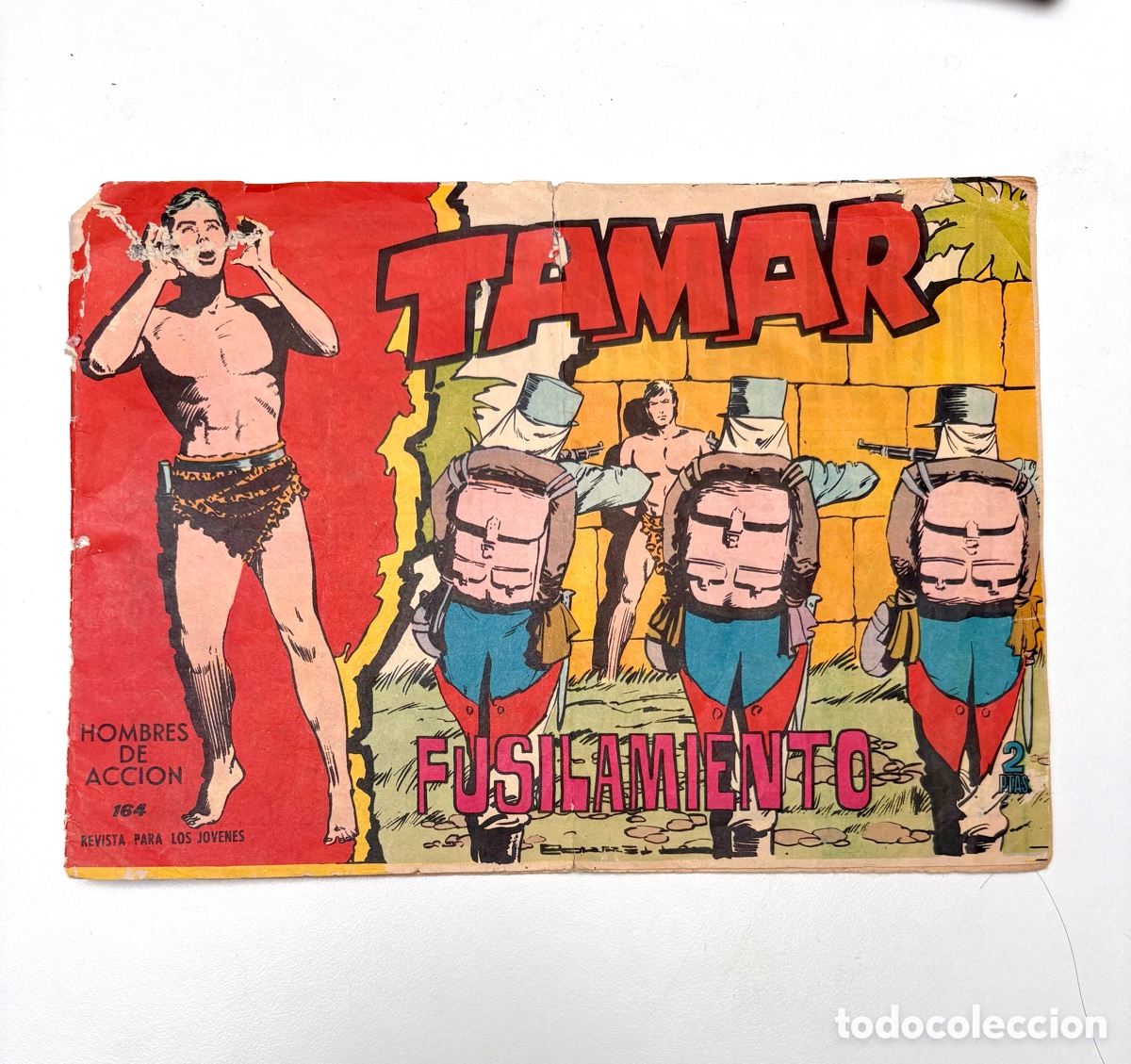 Tebeos: Tebeo Tamar N&ordm; 164 - Fusilamiento (Ediciones Toray, 1961) Original Apaisado