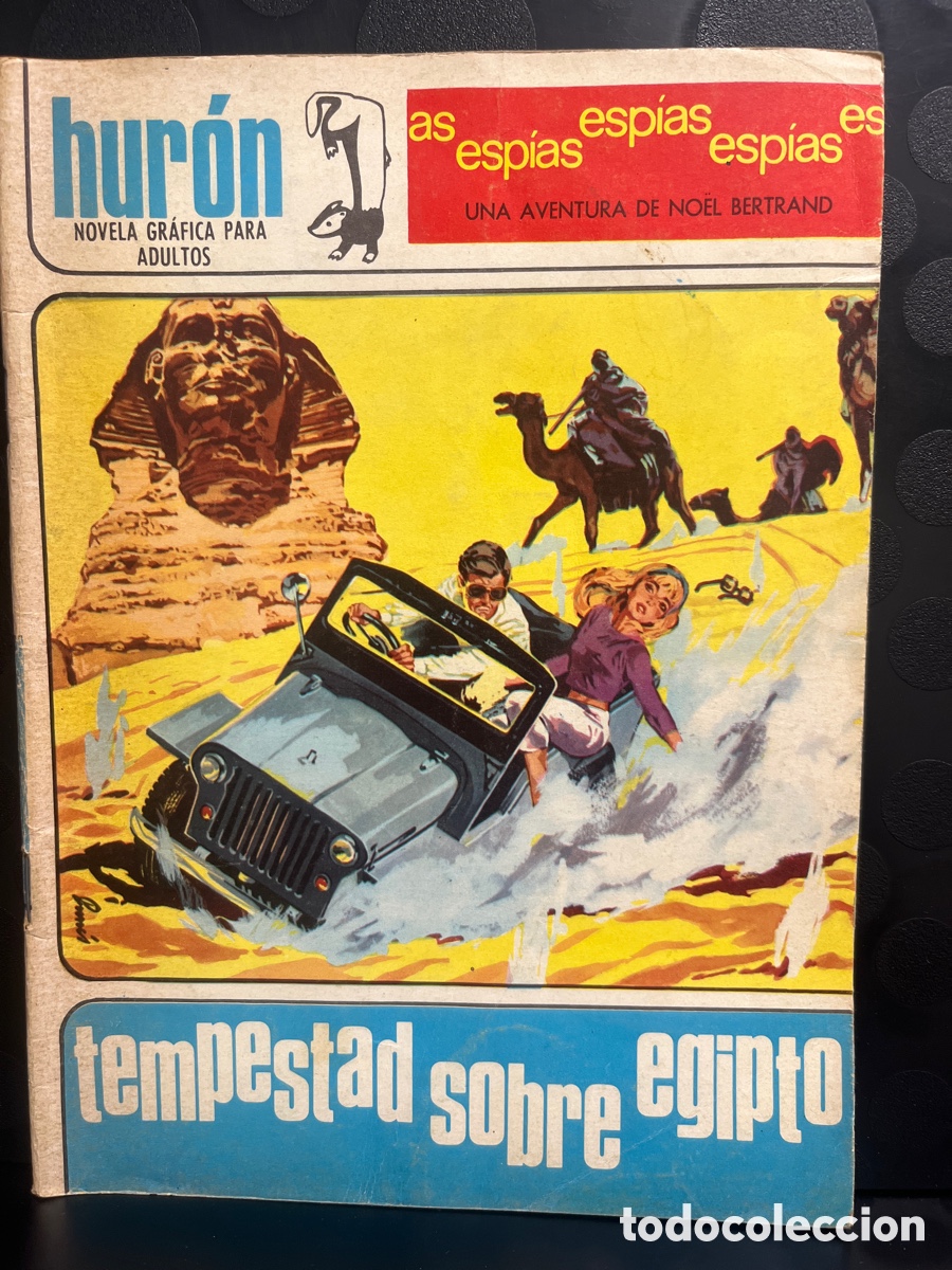Tebeos: HUR&Oacute;N N.4 TEMPESTAD SOBRE EGIPTO UNA AVENTURA DE NOEL BERTRAND ( 1967/1969 )