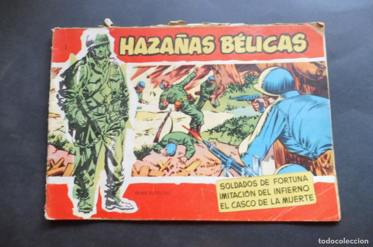 Tebeos: HAZA&Ntilde;AS B&Eacute;LICAS - SERIE ESPECIAL ROJA - N&Uacute;M 1 - Soldados de fortuna, Imitaci&oacute;n del infierno etc