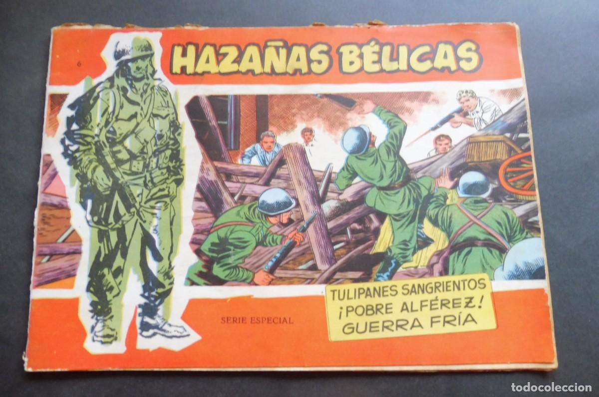 Tebeos: HAZA&Ntilde;AS B&Eacute;LICAS - SERIE ESPECIAL ROJA - N&Uacute;M 6 - Tulipanes sangrientos - Pobre Alf&eacute;rez - Guerra fr&iacute;a