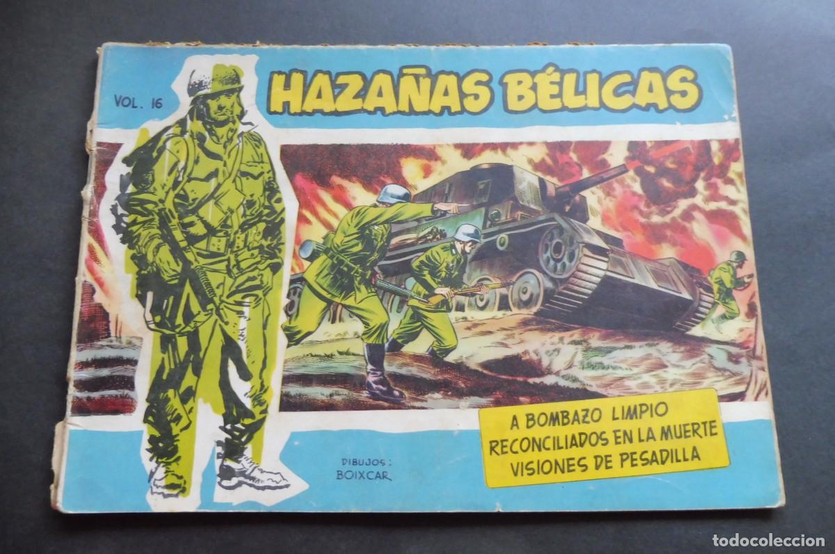 Tebeos: HAZA&Ntilde;AS B&Eacute;LICAS - SERIE 1957 - N&Uacute;M 16 - A bombazo limpio. Reconciliados en la muerte, visiones