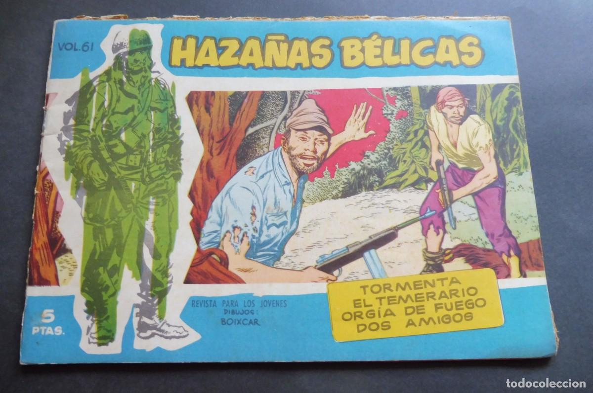 Tebeos: HAZA&Ntilde;AS B&Eacute;LICAS - SERIE AZUL 1959 - N&Uacute;M 61 - TORMENTA. ETC
