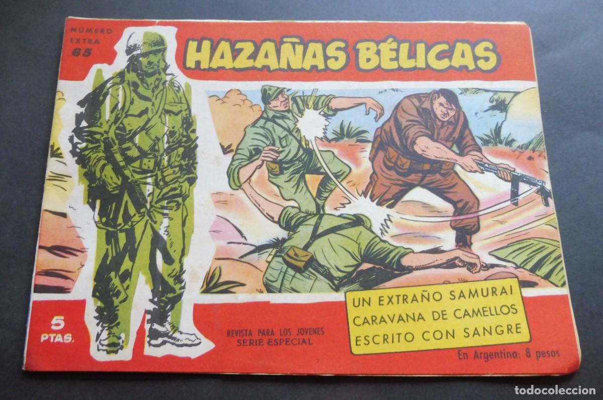 Tebeos: HAZA&Ntilde;AS B&Eacute;LICAS - SERIE ESPECIAL ROJA - N&Uacute;M RXTRA 65 - UN EXTRA&Ntilde;O SAMURAI, ETC