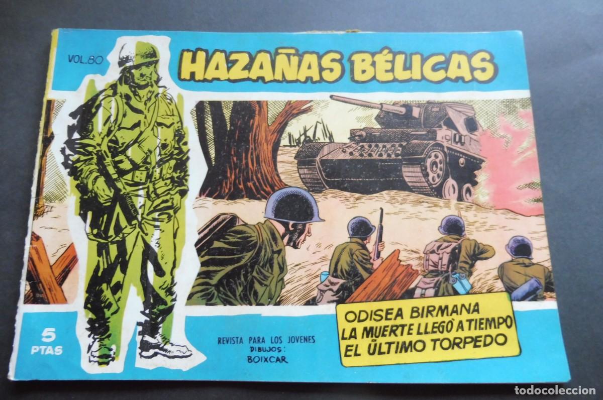 Tebeos: HAZA&Ntilde;AS B&Eacute;LICAS - SERIE AZUL - N&Uacute;M 80 - ODIOSEA BIRMANA, LA MUERTE LLEG&Oacute; A TIEMPO, EL &Uacute;LTIMO TORPEDO
