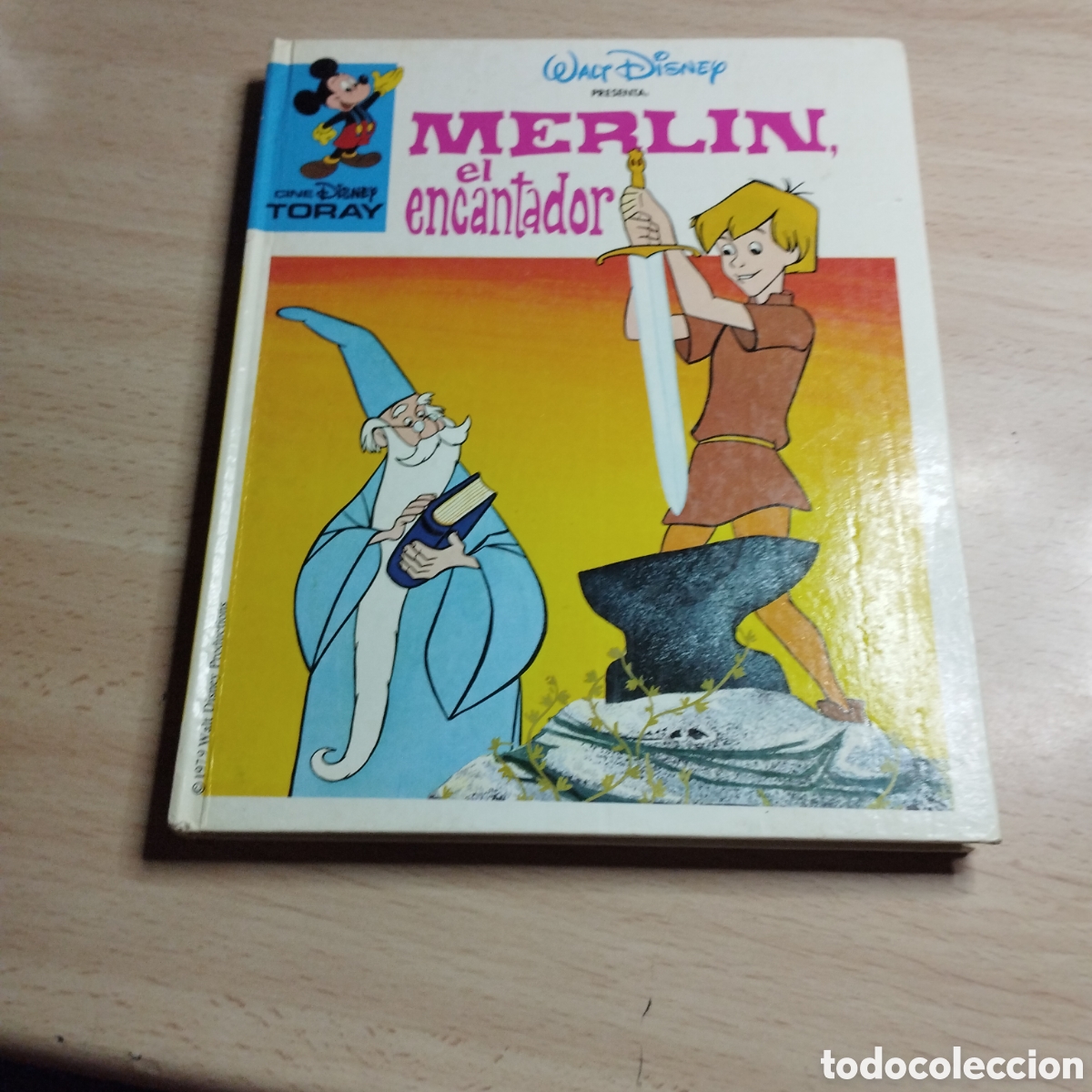 Tebeos: Merl&iacute;n el encantador. Walt Disney 1979. Toray cine Disney