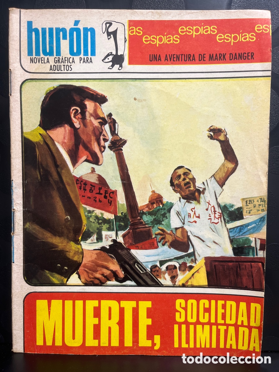Tebeos: HUR&Oacute;N N.12 MUERTE SOCIEDAD LIMITADA DE MARK DANGER ( 1967/1969 )