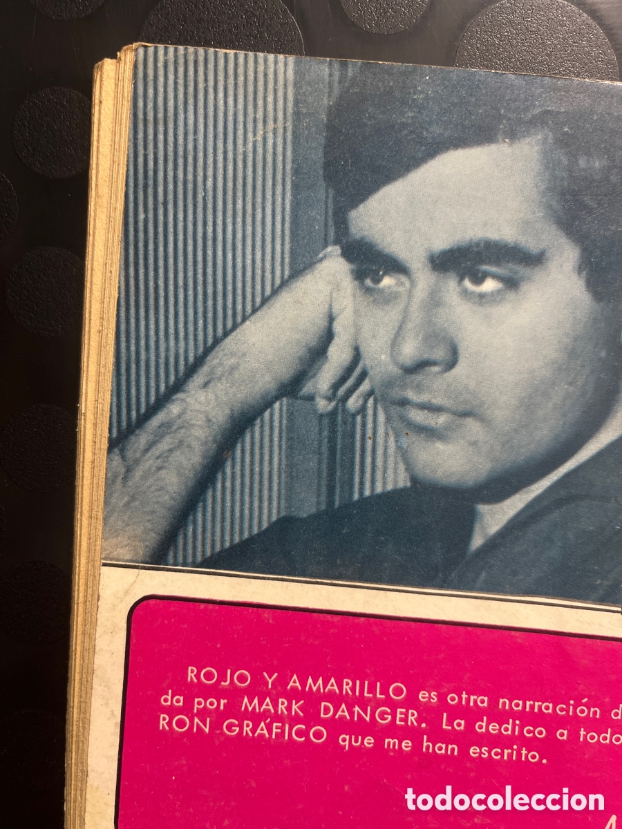 Tebeos: HUR&Oacute;N N.14 ROJO Y AMARILLO DE MARK DANGER ( 1967/1969 ) - Foto 4