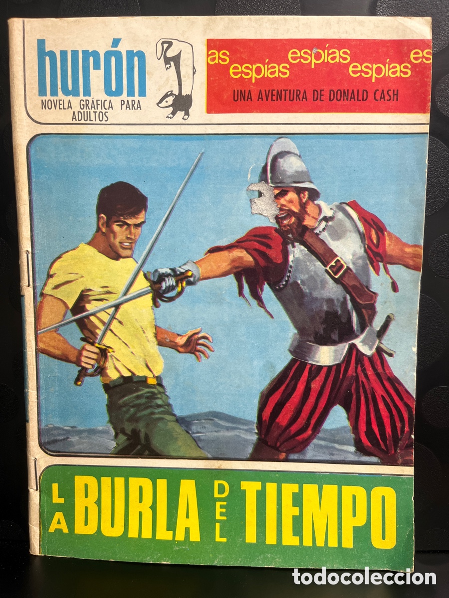 Tebeos: HUR&Oacute;N N.15 LA BURLA DEL TIEMPO DE DONALD CASH ( 1967/1969 )