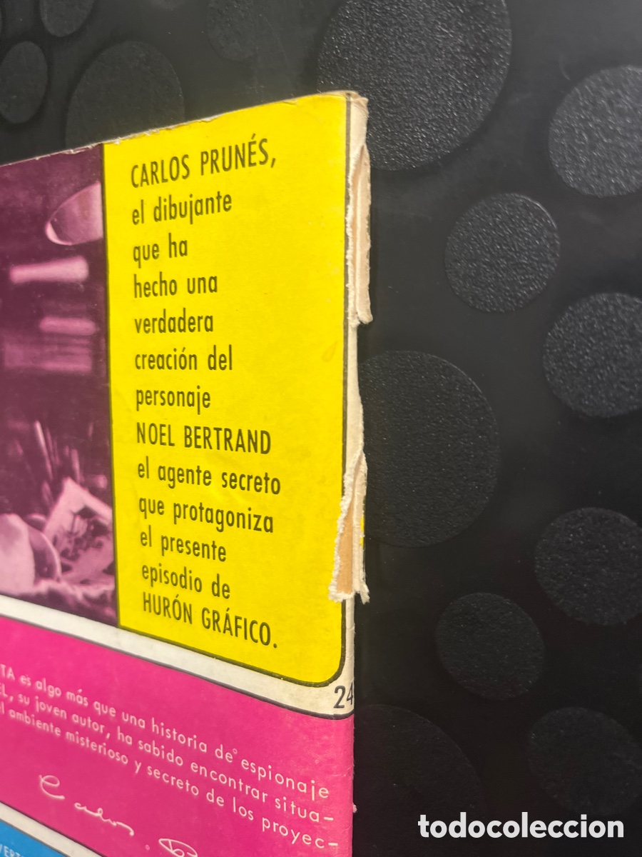Tebeos: HUR&Oacute;N N.24 ESP&Iacute;AS EN &Oacute;RBITA DE MARK DANGER ( 1967/1969 ) - Foto 5