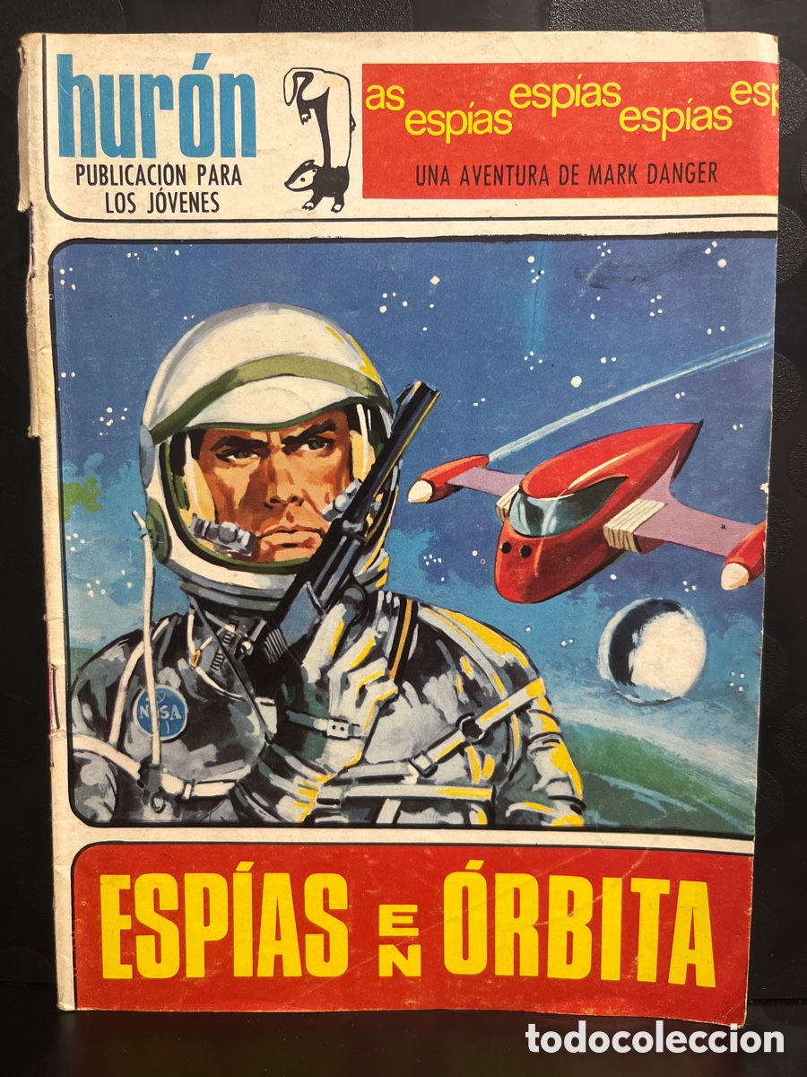 Tebeos: HUR&Oacute;N N.24 ESP&Iacute;AS EN &Oacute;RBITA DE MARK DANGER ( 1967/1969 ) - Foto 1