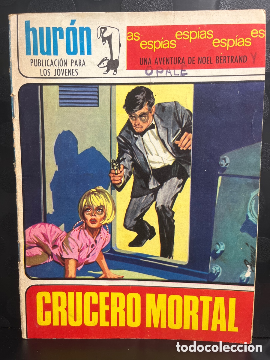 Tebeos: HUR&Oacute;N N.25 CRUCERO MORTAL DE N&Ouml;EL BERTRAND ( 1967/1969 )