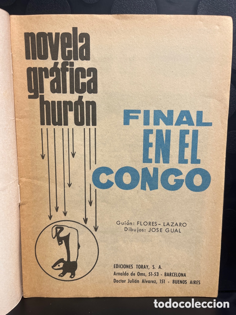 Tebeos: HUR&Oacute;N N.27 FINAL EN EL CONGO ( 1967/1969 ) - Foto 3