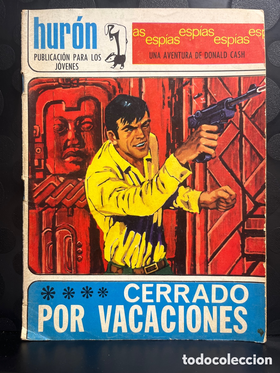 Tebeos: HUR&Oacute;N N.30 CERRADO POR VACACIONES de DONALD CASH ( 1967/1969 )