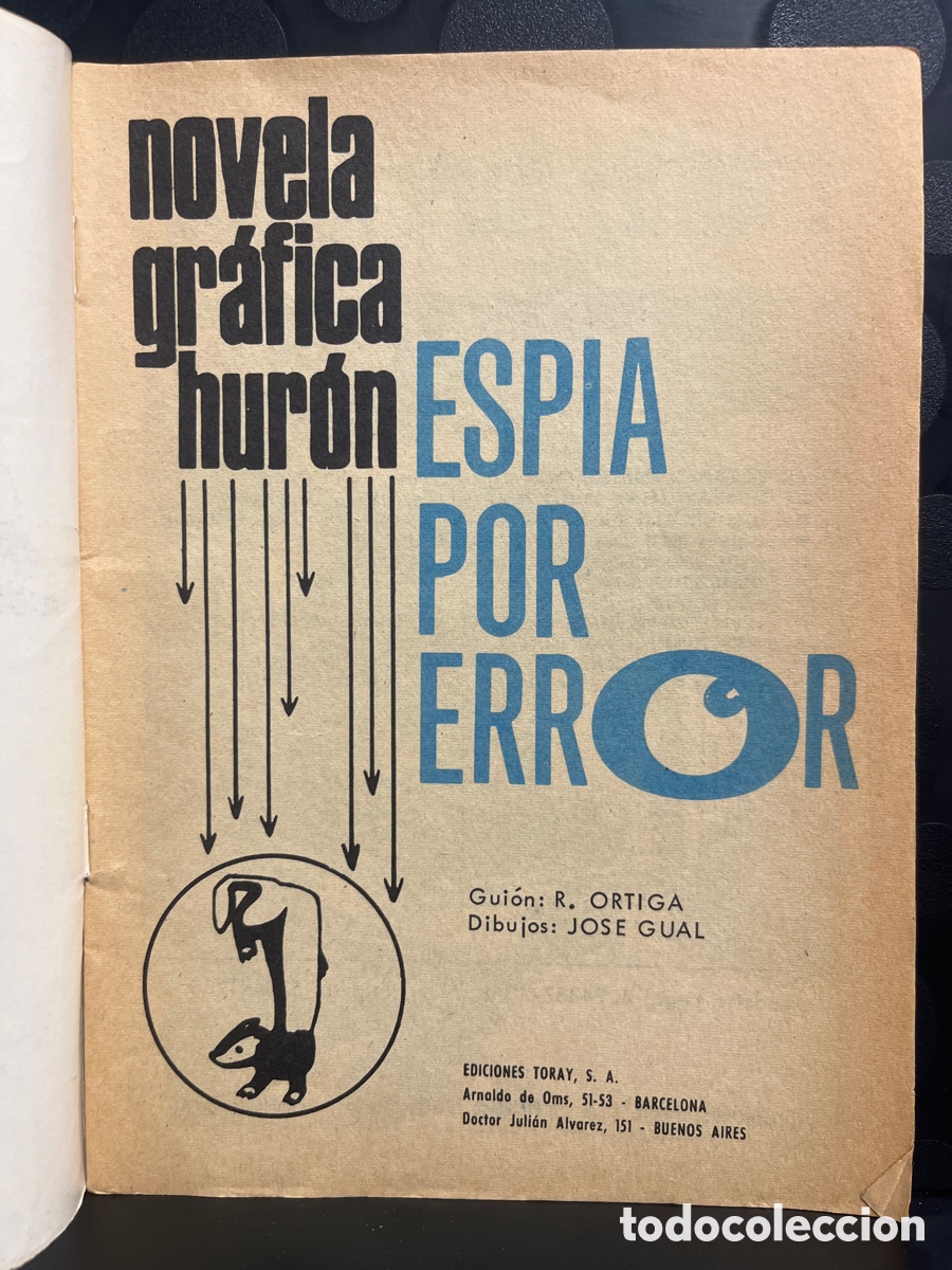 Tebeos: HUR&Oacute;N N.31 ESP&Iacute;A POR ERROR ( 1967/1969 ) - Foto 3